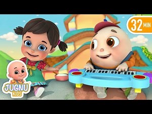 little miss muffet nursery rhyme - Cartoon Animation for Kids - English Rhymes by jugnu kids