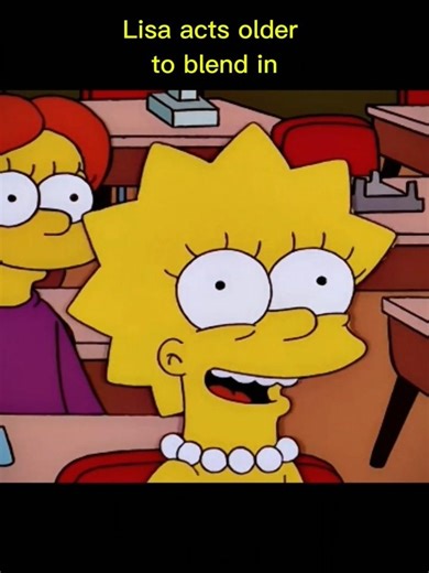 Lisa acts older to blend in#shorts#edit