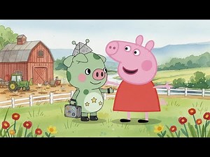 🎵 Peppa Pig et le petit cochon vert 🐷👽 | Chanson Alien ✨