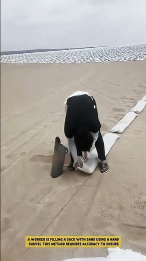 Fast Sandbagging Technique for Construction Project