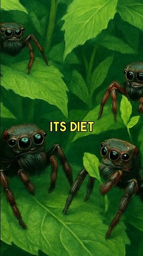 Meet Bagheera kiplingi: The Nearly Vegetarian Spider! #SpiderFacts #HerbivoreSpider