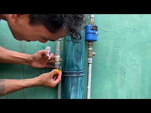 How to install none return valve in pvc pipe line