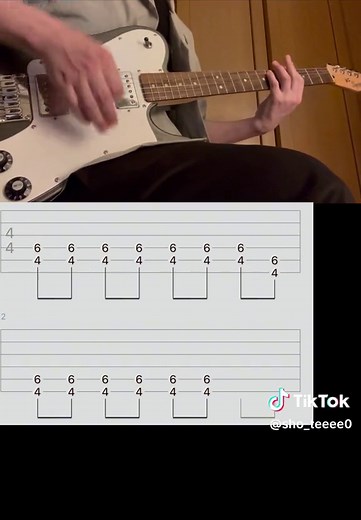 ギター初心者のための「As If It's Your Last」練習