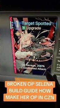 OP SELENA SERENIAL BUILD GUIDE #chaoszeronightmare