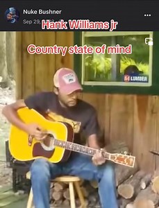 18K views · 570 reactions | Here’s a little bit of Hank Williams Jr. I hope yall enjoy! Give us a like and a share if ya like what ya heard! OH! And comment below on what you thought about this cover if ya could, thanks in advance!! SHARE SHARE SHARE! | Nuke Bushner | Facebook