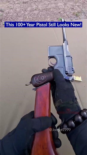 This 100+ Year-Old German Pistol Still Looks Brand New — C96 Broomhandle Mauser