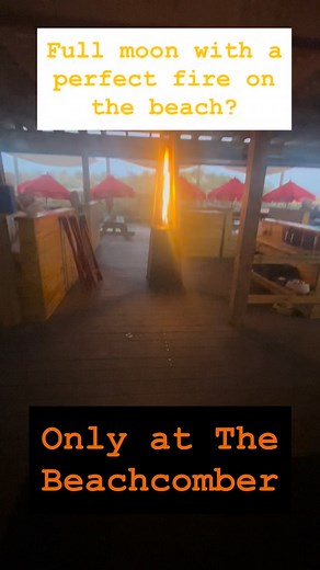 #harvestmoon is approaching on the 5th and the lead up has been amazing! #beachfire keeping everyone warm whilst having #mojitos and #margaritas alongside #shrimptacos and #triggernachos! Perfect night to warm up with a @scovillevodka cocktail. Lindsay behind the bar tonight so let’s make Monday and #funday #staugustinelocals #staugustinebeach #beachlife #staugustinefl #staugustine #beach #beachvibes #cocktails #islandlife | The Beachcomber Restaurant