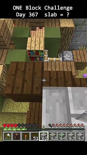 Day 367 Minecraft build challenge - ONE BLOCKS HOUSE BUILD in Minecraft 1.7