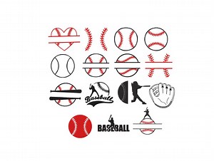 Baseball Embroidery, Baseball Split Embroidery Design, Sport Embroidery Design, Machine Embroidery Design, 6 Sizes, Instant Download - Etsy