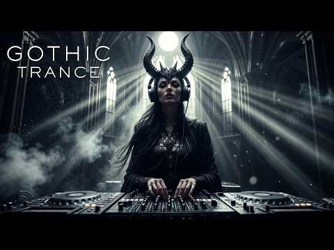 Gothic Devil Trance DJ Woman in Cathedral - Dark Hypnotic Trance Mix 2026
