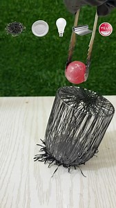 Experiment 1000°C ball Vs Rubber Band , Led Bulb , Plates 😱 #experiment #science #asmr #fyp | RHCB Labs