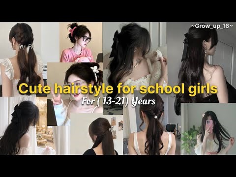 Cute hairstyle for girls 💕 Easy, stylish & perfect for everyday looks ✨