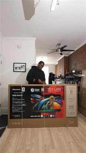 Hisense UR9 RGB Mini-LED TV Unboxing!