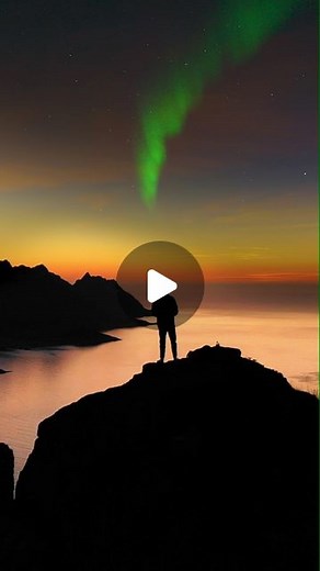 Ryan Shirley | Some nights you don’t need to fall asleep to start dreaming ✨🌈 one of my most magical shots captured in Norway #Norway #travelreels #europe | Instagram