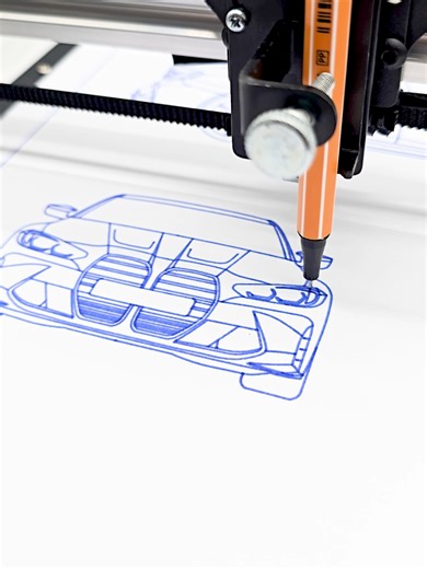 BMW M3 Competition Drawn by Robot 🤖 Manually designed with precision, drawn by machine with real ink ✒️ 🛍 Shop now @ https://silhuo.etsy.com #bmw #bmwfan #bmwm3 #bmwm3competition #bmwposter