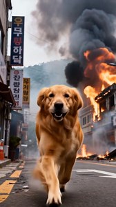 Hero Golden Retriever Saves Ducklings from Fire! 🐶🦆 | Shep Save Paws