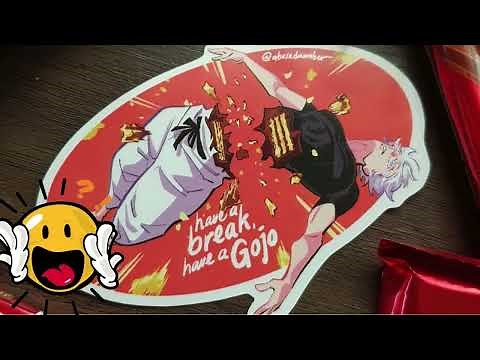 jujutsu kaisen gojo kitkat meme new edit!