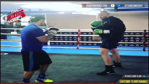 Tyson Fury On The Come-Back to Heavyweight Division Training Footage