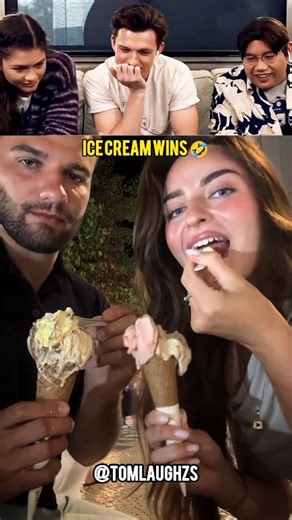 31K views · 1.5K reactions | Ice Cream Wins 藍 #funnyvideos #funnyreelsvideo #funnyreels #tomholland #laughing #icecream #donuts #viralvideoシfyp #foryouシ #viralreelsfacebook #LaughOutLoud | Tom Laughzs Reels | Facebook