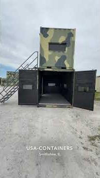 Custom Hunting Blind Container Project - USA Containers