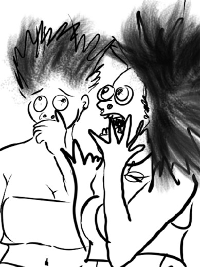 Surprised Sketching for Laughter and Entertainment