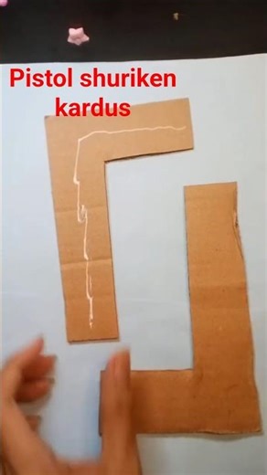Pistol Kardus BISA Nembak Shuriken?! 🤯 (Tutorial GAMPANG)