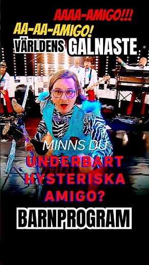 Världens galnaste barnprogram? #amigo #amigogrande #barnprogram #crazy #fakta #throwback #nostalgia
