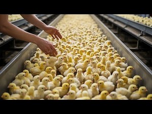 Chicken Mega Factory: Behind the Scenes of Modern Chicken Farming You’ve Never Seen! (Full Process)
