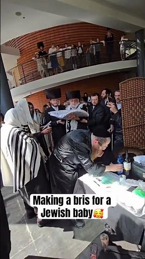 Making a bris for a Jewish baby in Israel🥰