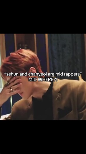 Sehun and Chanyeol are mid rappers — reaction footage