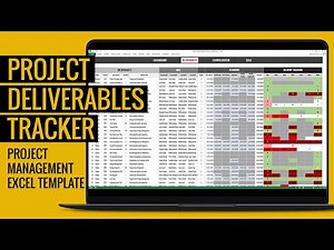 Excel Project Tracker: How to Keep Your Deliverables on Track