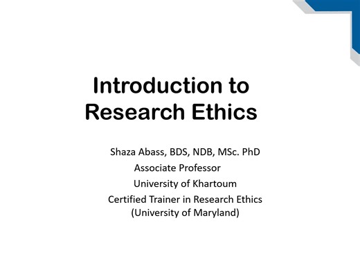 Introduction to research ethics video