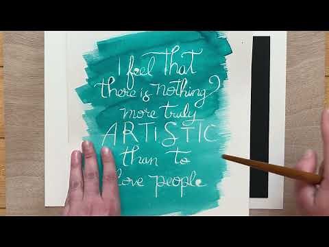 Using masking fluid with dip pens for watercolor painting