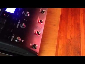TC Helicon VoiceLive 2 harmonizing saxophone demonstration