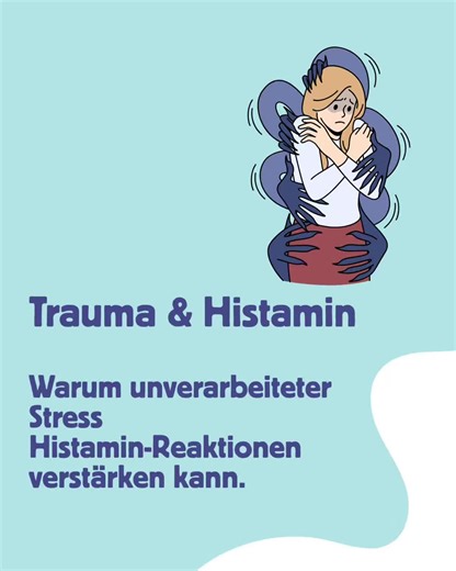Trauma ist nicht nur ein belastendes Ereignis. Es ist eine anhaltende Veränderung im Nervensystem. Bleibt der Körper im Alarmmodus, dominiert der Sympathikus: erhöhte Wachsamkeit, Gefahrenfokus, Dauerstress. In diesem Zustand werden vermehrt Stresshormone wie Adrenalin und Cortisol ausgeschüttet. Genau diese können Mastzellen aktivieren – Histamin wird freigesetzt. Histamin ist dabei keine Fehlreaktion, sondern Teil der biologischen Gefahrenantwort. Mastzellen reagieren sensibel auf Stress, emot