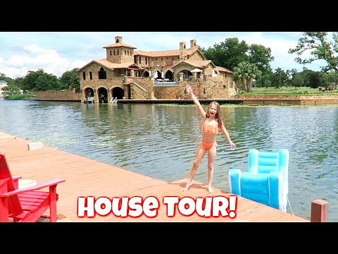 New House Tour! Our Summer Vacation Lake House Tour Kids, Family, Fun!