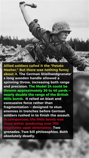 Why German Grenades Had a Long Handle — The Brutal Engineering Behind the 'Potato Masher