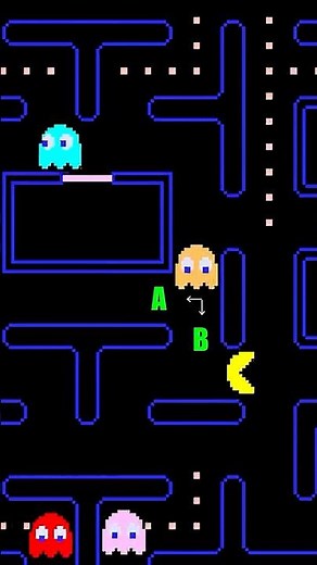 Pac-Man Challenge #18 – Clyde’s Strange Maze Logic #arcadegames #pacman #retrogaming