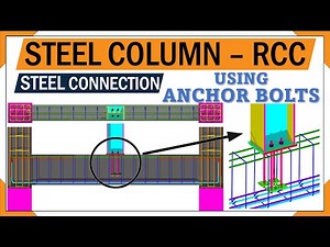 How to Install Anchor Bolts in Concrete | Beam, Column reinforcements | Rebar | 3d animation Rc beam