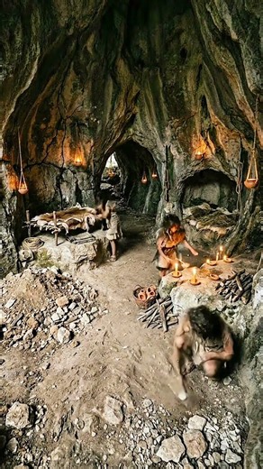 ​Exploring a Secret Cave Bunker 😱 #shorts
