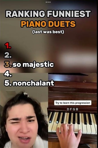 Ranking funniest piano duets! #funny #piano
