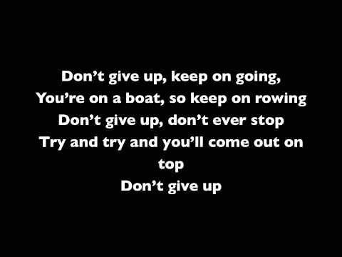 Bruno Mars - Don't Give Up (Sesame Street) Lyrics