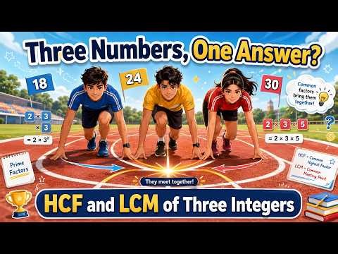 Lesson 4: Finding HCF and LCM of Three Integers using Prime Factorization