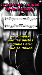 EL COMPÁS MUSICAL. #aprendemusica #lecturamusical #teoriamusical #elcompasmusical | Juansax.SheetMusic