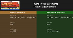 Train Station Simulator System Requirements — Can I Run Train Station Simulator on My PC?