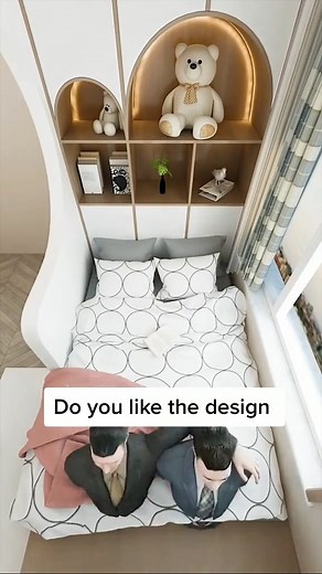 Unique bedroom design #home #3dmodel #bedroom #designer #homedecor #interiordecor #bathroom #washroom #washroomdesign #modern #small #smallbedroom #design | Home Designs