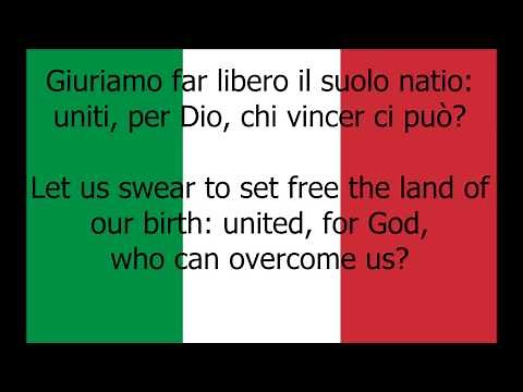 Italian National Anthem [Italian/English]