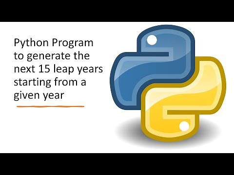 Python Program to generate the next 15 leap years starting from a given year