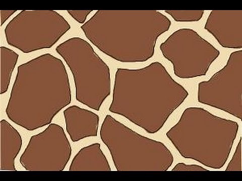 How to draw Giraffe print