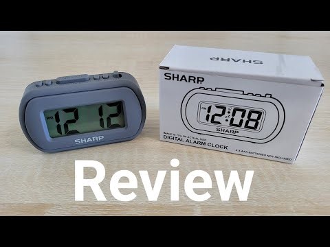 Sharp Digital Alarm Clock (Model: SPC483CAMZ) Review